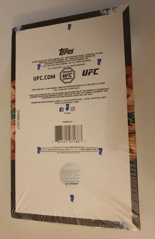 Box Topps Chrome UFC 2018
