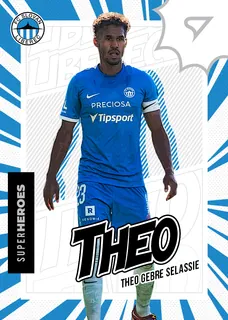 Theo "Gebre Selassie" Theo SportZoo Fortuna liga  2022-23 I.série Super Heroes č.SH-11