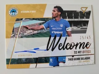 Gebre Selassie Theo SportZoo Fortuna liga  2022-23 I.série Welcome to my Office Auto /45 č.WOS-TG