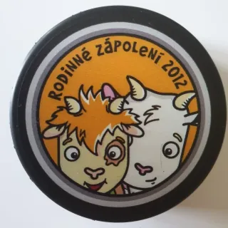 Hokejový puk Rodinné Zápolení 2012    