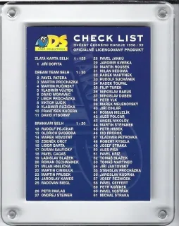 Seznam karet DS 1998-99  č.125