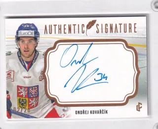 Kovařčík Ondřej LC Expectations 2024 Authentic Signature Gold /20 č.AS-04