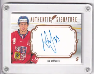 Košťálek Jan LC Expectations 2024 Authentic Signature Gold /20 č.AS-15