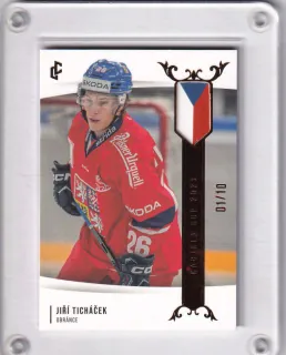 Ticháček Jiří LC Expectations 2024 Karjala Cup 2023 Red /10 č.EHK-23