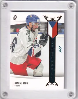 Řepík Michal LC Expectations 2024 Swiss Ice Hockey 2023 Turquoise 1/1 č.EHS-17