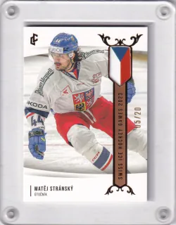 Stránský Matěj LC Expectations 2024 Swiss Ice Hockey 2043 Gold /20 č.EHS-21