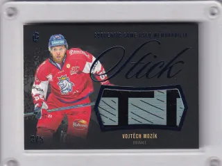 Mozík Vojtěch LC Expectations 2024 Stick Game Used Blue /5 č.GUM-01