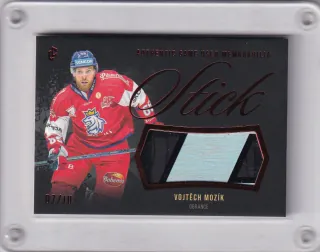Mozík Vojtěch LC Expectations 2024 Stick Game Used Red /10 č.GUM-01