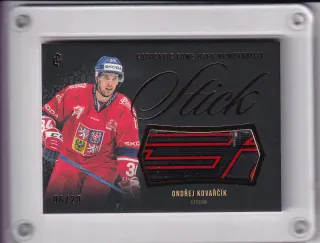 Kovařčík Ondřej LC Expectations 2024 Stick Game Used Gold /20 č.GUM-02