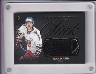 Kovařčík Michal LC Expectations 2024 Stick Game Used Gold /20 č.GUM-03