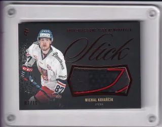 Kovařčík Michal LC Expectations 2024 Stick Game Used Red /10 č.GUM-03