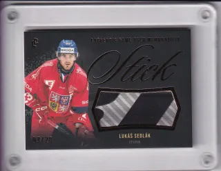 Sedlák Lukáš LC Expectations 2024 Stick Game Used Gold /20 č.GUM-05
