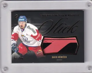 Němeček David LC Expectations 2024 Stick Game Used Gold /20 č.GUM-07