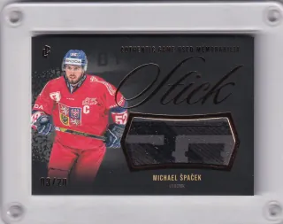 Špaček Michael LC Expectations 2024 Stick Game Used Gold /20 č.GUM-10