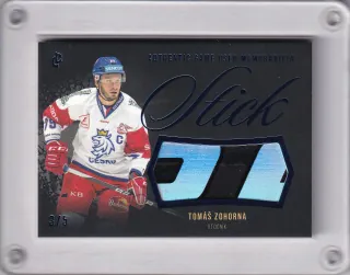 Zohorna Tomáš LC Expectations 2024 Stick Game Used Blue /5 č.GUM-12