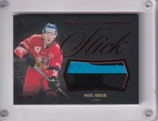 Smejkal Jiří LC Expectations 2024 Stick Game Used Gold /20 č.GUM-13