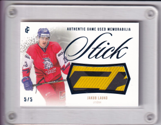 Lauko Jakub LC Golden Prague Belongs to Us 2024 Game Used Blue /5 č.GUS-04