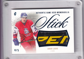 Lauko Jakub LC Golden Prague Belongs to Us 2024 Game Used Blue /5 č.GUS-04