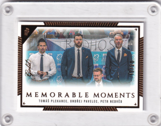 Plekanec, Pavelec,Nedvěd LC Golden Prague Belongs to Us 2024 Moments Gold /20 č.MO-45