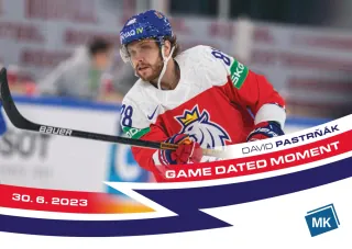 Pastrňák David MK Reprezentace 2023 Die-cut 1 of 60 č.135