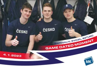  Matyáš Šapovaliv, Stanislav Svozil, Gabriel Szturc MK Reprezentace 2023 Řadovka č.143
