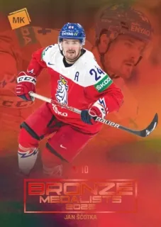 Ščotka Jan MK Reprezentace 2023 Bronze Medalists Men 2022 RED /10 č.BM-10