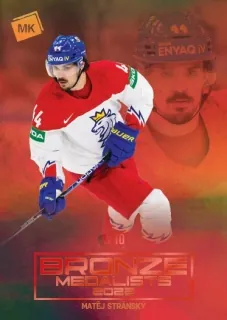 Stránský Matěj MK Reprezentace 2023 Bronze Medalists Men 2022 RED /10 č.BM-21
