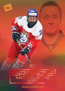 Přibylová Vendula MK Reprezentace 2023 Bronze Medalists Women 2022 RED /10 č.BMW-21