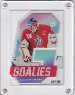 Hrachovina Dominik MK 2021 Goalies Rainbow Die-cut /80 č.G08