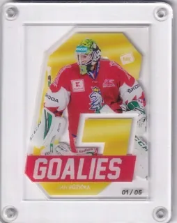 Růžička Jan MK 2021 Goalies Gold Die-cut /5 č.G10