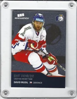 Musil David Moje Kartičky 2019-20 Základní karta Silver xxx/550 č.23
