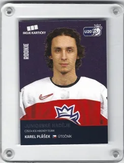 Plášek Karel Moje Kartičky 2019-20 PROMO: Blue Rookie č.73