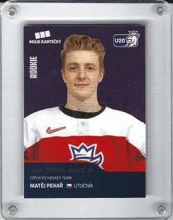 Pekař Matěj Moje Kartičky 2019-20 PROMO: Blue Rookie č.77
