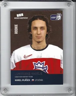 Plášek Karel Moje Kartičky 2019-20 PROMO: Red Rookie č.73