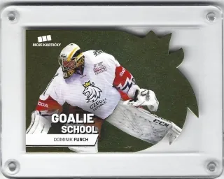 Furch Dominik Moje Kartičky 2019-20 Goalie School Retail Die-cut GOLD č.9