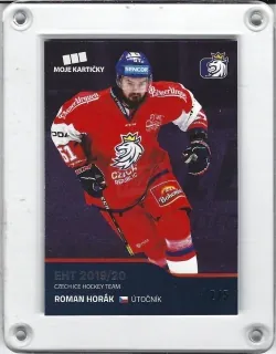 Horák Roman Moje Kartičky 2019-20 Blue x/5 č.9