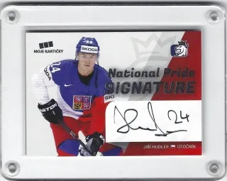 Hudler Jiří Moje Kartičky 2019-20 National Pride Signatures xx/30 č.3