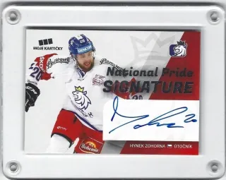 Zohorna Hynek Moje Kartičky 2019-20 National Pride Signatures xx/30 č.11