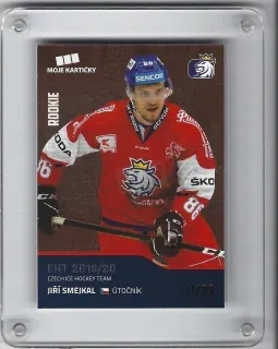 Smejkal Jiří Moje Kartičky 2019-20 Red xx/25 Rookie č.32