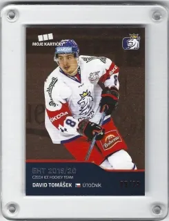 Tomášek David Moje Kartičky 2019-20 Red xx/25 č.35