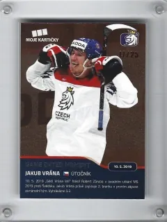 Vrána Jakub Moje Kartičky 2019-20 Red xx/25 č.99