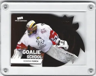 Furch Dominik Moje Kartičky 2019-20 Goalie School Red Die-cut xx/50 č.9