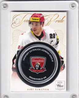 Šimánek Jiří OFS 2014-15 II.série Game Puck Replica Parallel 1 of 65 č.TP-05