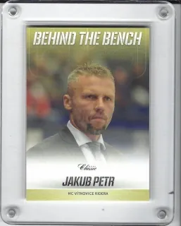 Petr Jakub OFS 2016-17 Team Edition: Behind the Bench 1of100 č.BB-02