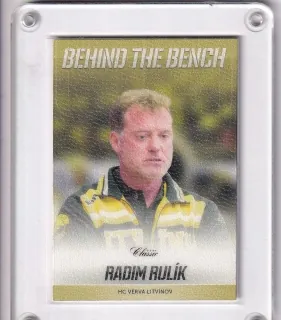 Rulík Radim OFS 2016-17 Bonusová karta /10: Behind the Bench č.BB-05