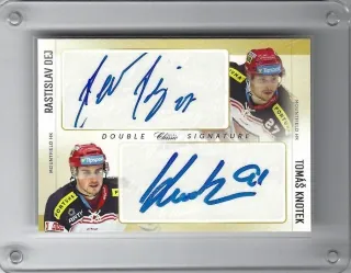 Rastislav Dej / Tomáš Knotek OFS 2016-17 Double Signature /14 č.33