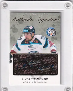 Krenželok Lukáš OFS 2017-18 Authentic Signature - GOLD /6 č.AS-109