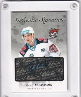 Flemming Brett OFS 2017-18 Authentic Signature - PLATINUM /29 č.AS-116