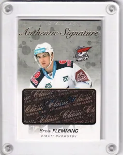 Flemming Brett OFS 2017-18 Authentic Signature - GOLD /6 č.AS-116