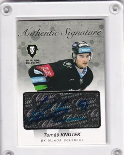 Knotek Tomáš OFS 2017-18 Authentic Signature - PLATINUM /29 č.AS-133